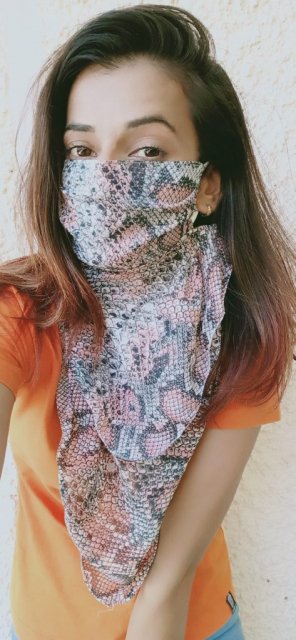 Full Face and Half Face scarf Don’t cover face with dupatta. Our full face stylish mask scarf is Ideal way to cover while riding two-wheeler. Our mask scarf protect from PM 2.5 pollution