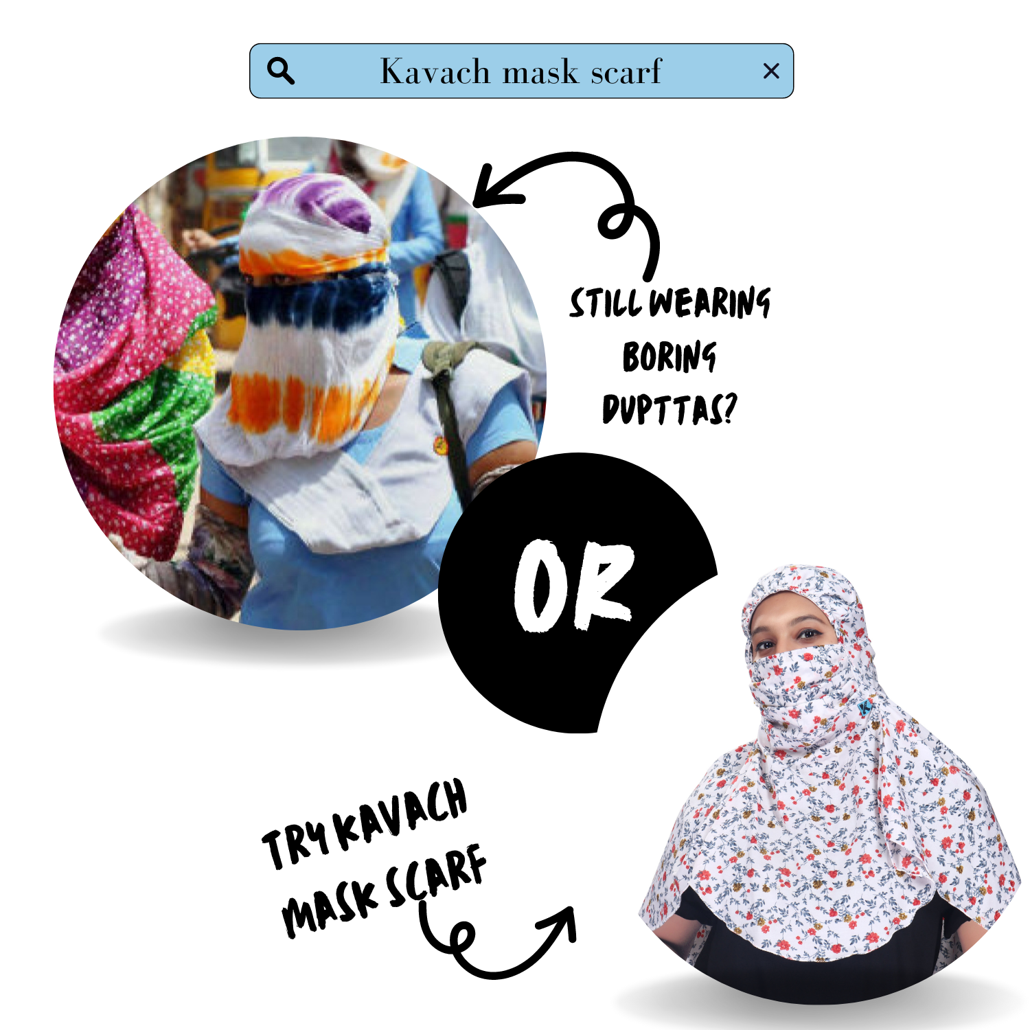 Why Kavach Full Face Mask Scarf is the Perfect Alternative to Dupatta for Women